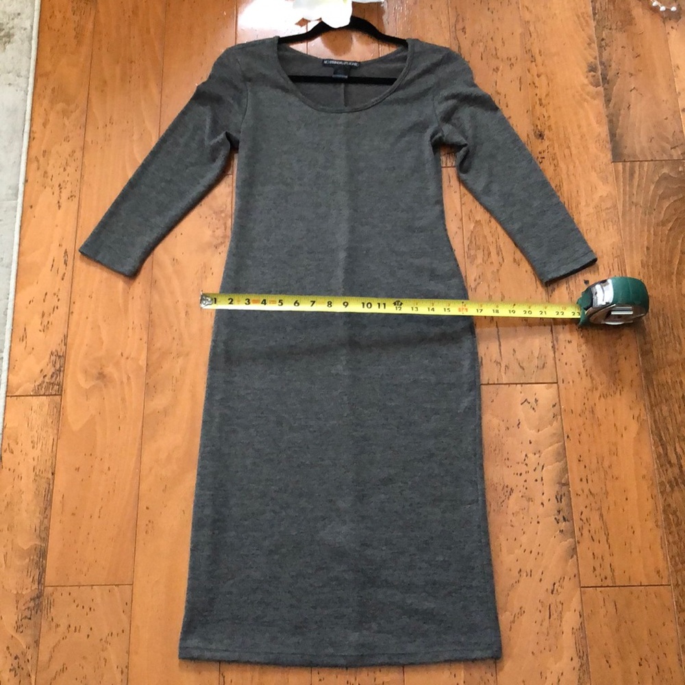Midi Charcoal gray dress